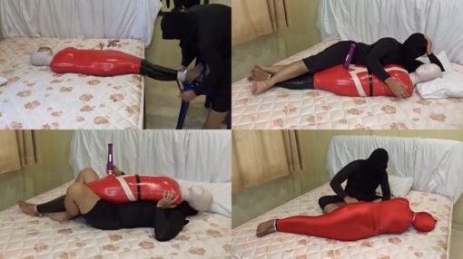 [RM144] This Girl Was Wrapped Tightly In Two Layes Of Duct Tape On Christmas Eve And Given Vibrator