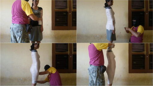 [RM007] (Incomplete) A young girl tries to be mummified in her room