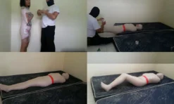 [RM011] This Girl Experiences Being Wrapped in a Mummy for the First Time With Breathplay Torture