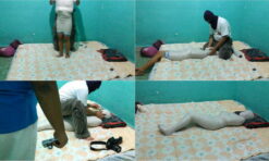 [RM019] 3 more minutes this girl is not breathing in a mummy pack