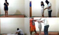 [RM023] (Incomplete) A young step-mother is wrapped up to 2 layers in her room