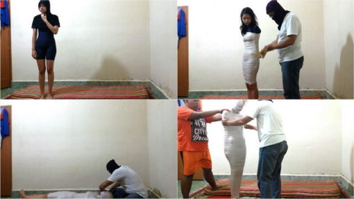 [RM023] (Incomplete) A young step-mother is wrapped up to 2 layers in her room