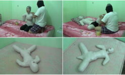 [RM034] A beautiful girl wrapped in a seductive frogtied pose