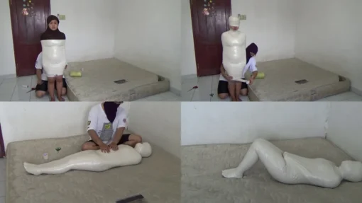 [RM047] This Small Girl Was Wrapped In A Mummy And Given Breathplay Torture