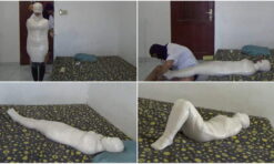 [RM051] A woman with big breasts was mummified for the first time