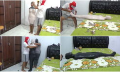[RM071] A girl cannot move after being wrapped in 3 layers of duct tape