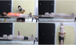 [RM084] Cute girl gets wrapped in pool, gets electric shock and vibratr stimulation