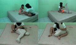 [RM102] Mummfication Bondage Sex With Dildo Untik Orgasm 02