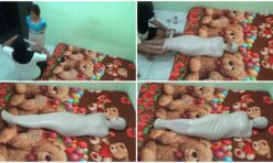 [RM105] The first time it was wrapped, this girl immediately got breathplay torture