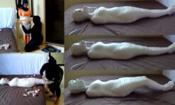 [RM142] A girl is being quarantined and tortured in a state of strict mummification