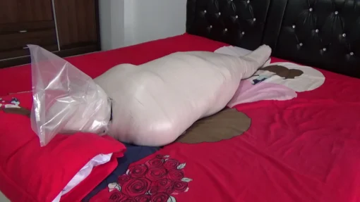 [RM074] A Fat Girl Is Wrapped Up And Tortured With A Toy Of Breath When She Was Given A Vibrator - Image 7