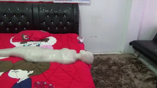 [RM088] Mummification Bondage With Breasts Out 02 - Image 3