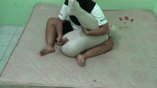 [RM102] Mummfication Bondage Sex With Dildo Untik Orgasm 02 - Image 5