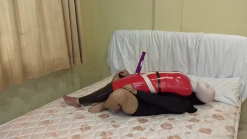 [RM144] This Girl Was Wrapped Tightly In Two Layes Of Duct Tape On Christmas Eve And Given Vibrator - Image 6