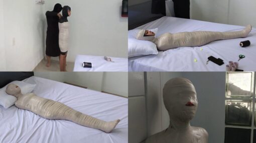 [RM156] A beautiful petite girl tries to become a mummy for the first time And She Look So Happy