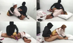 [RM160X] Mummfication Bondage Sex With Dildo Untik Orgasm 12