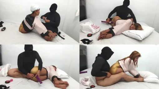 [RM160X] Mummfication Bondage Sex With Dildo Untik Orgasm 12