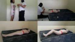[RM011] This Girl Experiences Being Wrapped in a Mummy for the First Time With Breathplay Torture