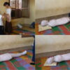 [RM012] The cute girl wearing the costume is mummified in the bedroom