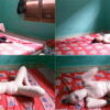 [RM014] In frogtied pose, this girl struggles to free