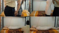 [RM016] A girl is mummified in the boarding room