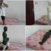 [RM049] A sexy girl is tightly wrapped in 2 layers of duct tape