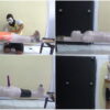 [RM084] Cute girl gets wrapped in pool, gets electric shock and vibratr stimulation
