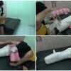 [RM103] The beautiful girl is wrapped in Hogtied and her head is wrapped in a plastic bag