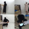 [RM133] Beautiful girl wrapped tight and head covered in swimcap