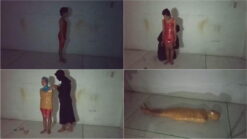 [RM134] (Video Clip) The mummy scene in an empty house without lights fails due to a strange sound