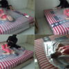 [RM139] For the first time, a girl was put in plastic and vacuumed, making her frightened and struggling violently
