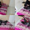 [RM153] This Girl Was Wrapped Tightly in Black Plastic And Transparent Duct Tape in Frogtied Pose Like a Pet