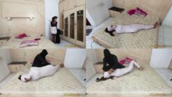 [RM154] A beautiful girl was first wrapped into a mummy and hysterically asked to be released