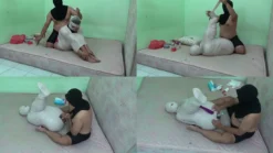 [RM109X] This Girl Was Wrapped In A Difficult Position Then Stimulated With A Dildo Until She Had Multiple Orgasms
