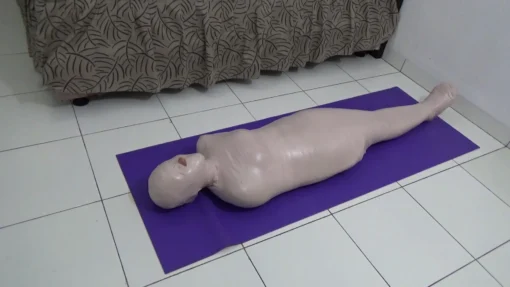 [RM116] Beautiful Girl of Pakistani Descent Wrapped Into A Living Mummy Until Helpless - Image 8