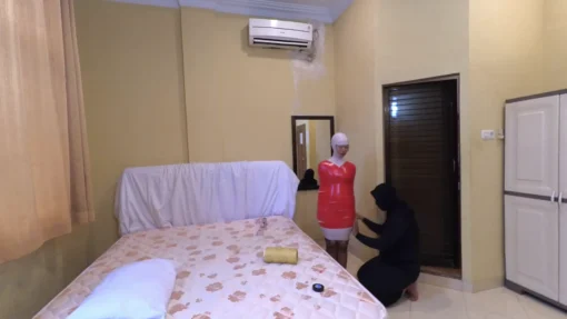 [RM144] This Girl Was Wrapped Tightly In Two Layes Of Duct Tape On Christmas Eve And Given Vibrator - Image 3